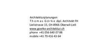 Architekturplanungen